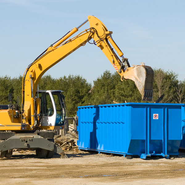 can i choose the location where the residential dumpster will be placed in Sherwood Tennessee